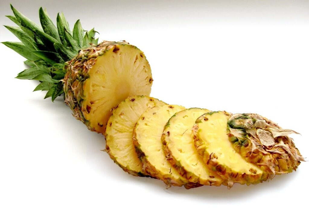 pineapple, fruit, vitamins